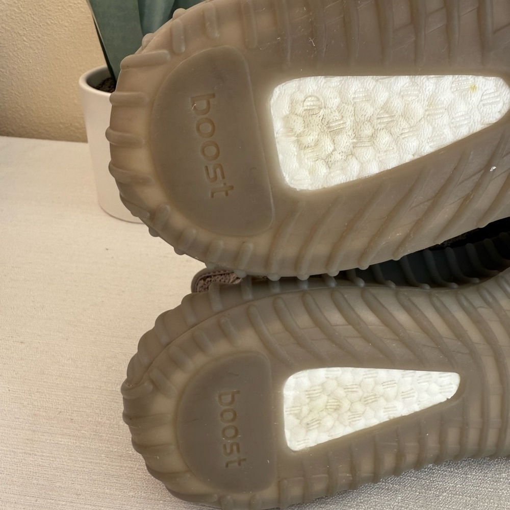 Adidas Yeezy Boost SPLY-350 V2 Beluga Reflective Gray Mesh w/Orange Sneakers - Picture 11 of 14
